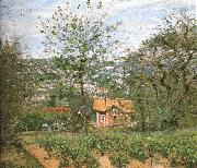 Camille Pissarro Hut villages Spain oil painting artist